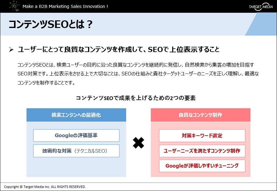 コンテンツSEOの基礎知識