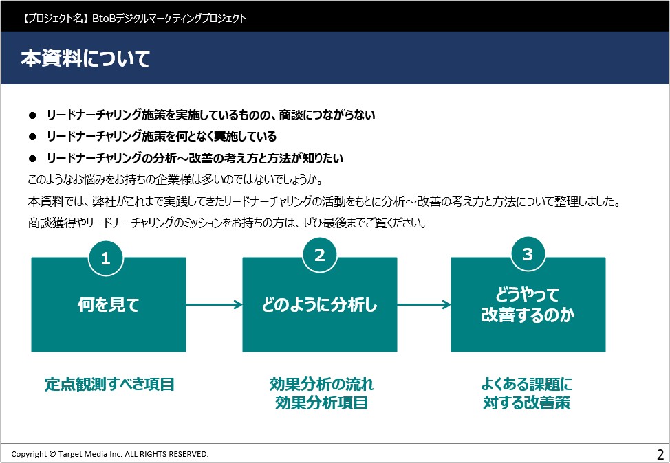リードナーチャリングの効果分析と改善方法