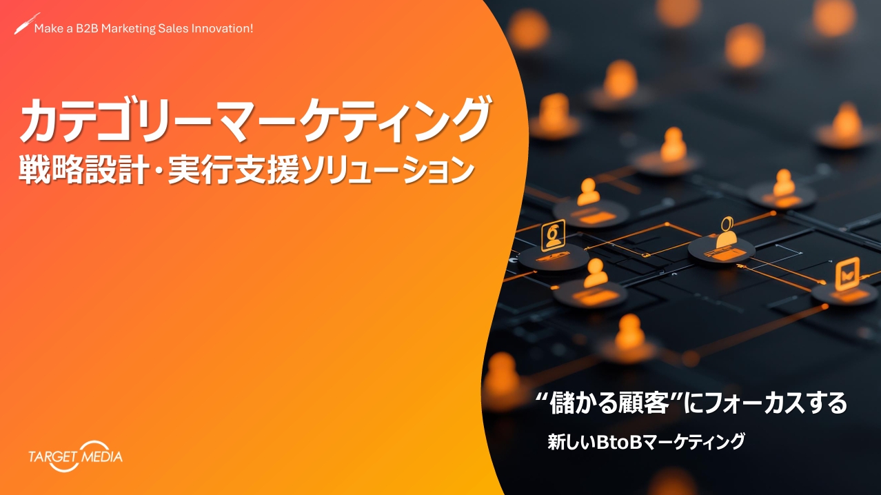 カテゴリーマーケティング<br>戦略設計・実行支援ソリューション