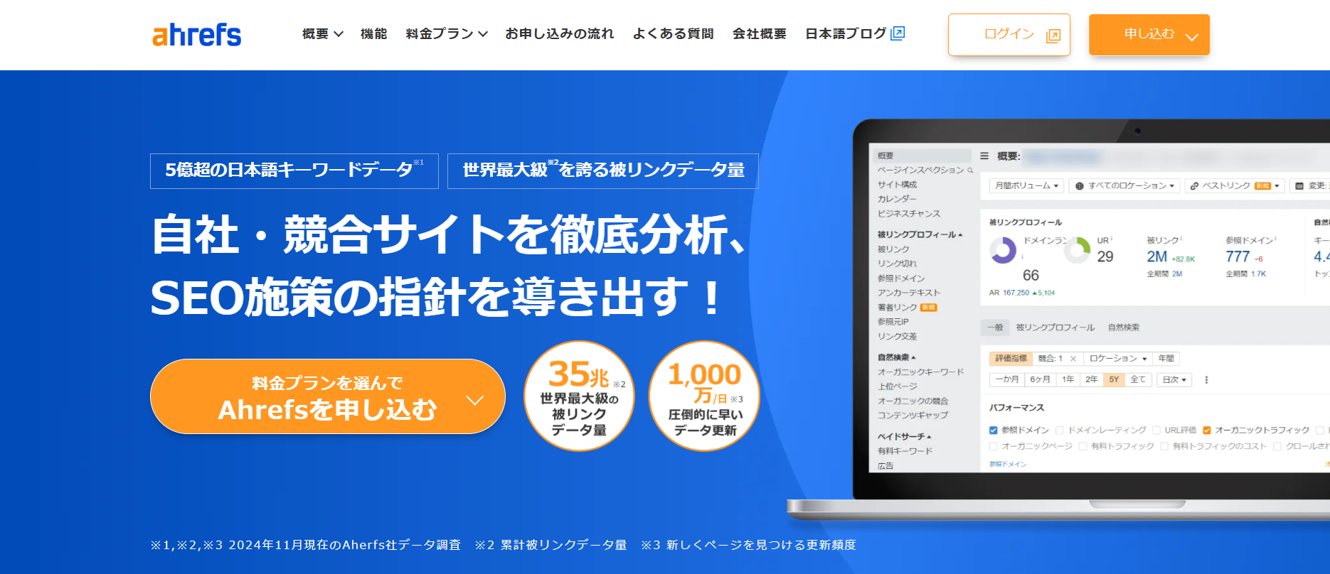 Ahrefs(エイチレフス)